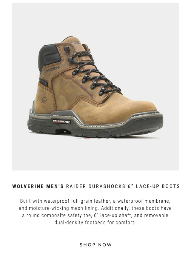 Wolverine DuraShocks Boots Milled